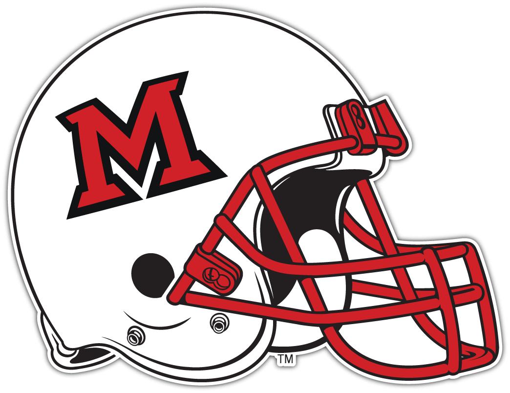 Miami RedHawks NCAA Logo Vinyl Decals Sticker For Car Truck Door And Window Laptop Gift For Fans