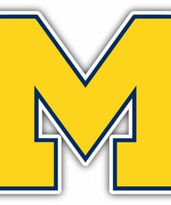 Michigan Wolverines University College NCAA Logo Vinyl Decals Sticker For Car Truck Door And Window Laptop Gifts For Fans