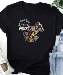 Mickey Head Disney Shirts, Family and Friends Matching Disney Tees, Disney Snack Shirts, Disney Trip Shirt, I'm here for the snacks Gift For Men Women Kid Hoodie Sweatshirt Toddler Shirt