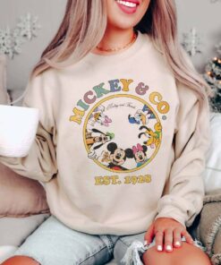 Mickey and Co EST.1928 Sweatshirt, Mickey Minnie Sweater, Mickey And Friends, WDW, Disneyland, Magic Kingdom Shirt, Vintage Disneyland