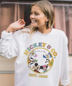 Mickey and Co EST.1928 Sweatshirt, Mickey Minnie Sweater, Mickey And Friends, WDW, Disneyland, Magic Kingdom Shirt, Vintage Disneyland