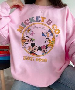 Mickey and Co EST.1928 Sweatshirt, Mickey Minnie Sweater, Mickey And Friends, WDW, Disneyland, Magic Kingdom Shirt, Vintage Disneyland