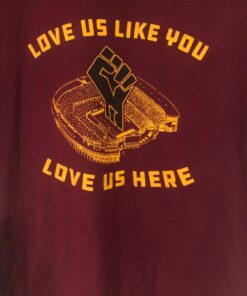 Minnesota Gophers Football Black Lives Matter With Black Power Fist T-Shirt Full Size, Minnesota Gophers University Football Fan Shirt