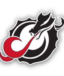 Minnesota State University- Moorhead Dragon – Full Color Vinyl Sticker For Car Door Windows Gifts For Football Fans