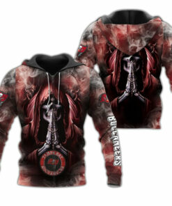 Minnesota Vikings Skull Hoodie Background Smoke Gifts for Fans