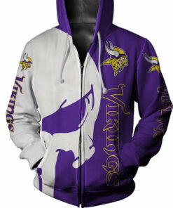 Minnesota Vikings Skull Hoodie Gifts for Fans