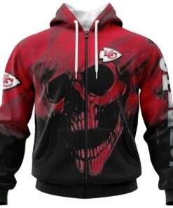 Minnesota Vikings Skull Hoodies Custom Name & Number Gifts for Fans