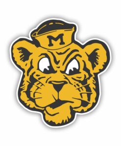 Missouri Tigers – Old School – Full Color Vinyl Sticker For Car Door Windows Gifts For Football Fans