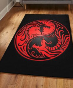 Mythical Creature Bedroom Rugs, Dragon Rug, Dragon Area Rug, Dragon Themed Rugs, Gift For Dragon Lovers, Personalized Rug, Carpet For Living Room, Bedding Room Home Decor DG125