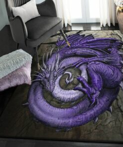 Mythical Creature Indoor Outdoor Rugs, Dragon Rug, Dragon Area Rug, Dragon Themed Rugs, Gift For Dragon Lovers, Personalized Rug, Carpet For Living Room, Bedding Room Home Decor DG107