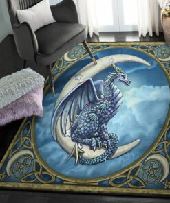 Mythical Creature Outdoor Carpet, Dragon Rug, Dragon Area Rug, Dragon Themed Rugs, Gift For Dragon Lovers, Personalized Rug, Carpet For Living Room, Bedding Room Home Decor DG73