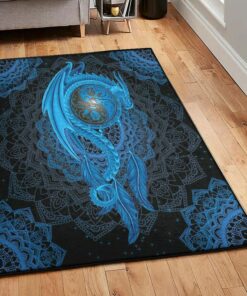 Mythical Creature Playroom Rug, Dragon Rug, Dragon Area Rug, Dragon Themed Rugs, Gift For Dragon Lovers, Personalized Rug, Carpet For Living Room, Bedding Room Home Decor DG47