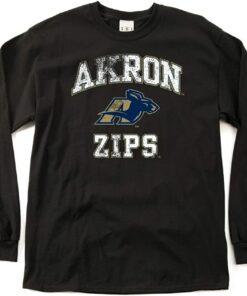 NCAA Akron Zips Vintage Mascot Long Sleeve, University Of Akron Sweatshirt, Akron Zips Shirt Gifts for NCAA Fans