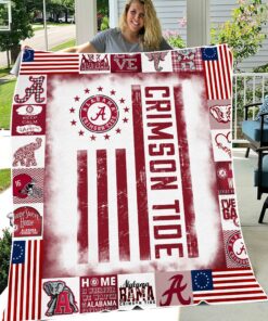 NCAA Alabama Crimson Tide Sherpa Fleece Blanket