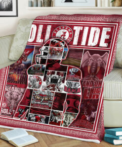 NCAA Alabama Crimson Tide Sherpa Fleece Blanket Gifts for Alabama Fans