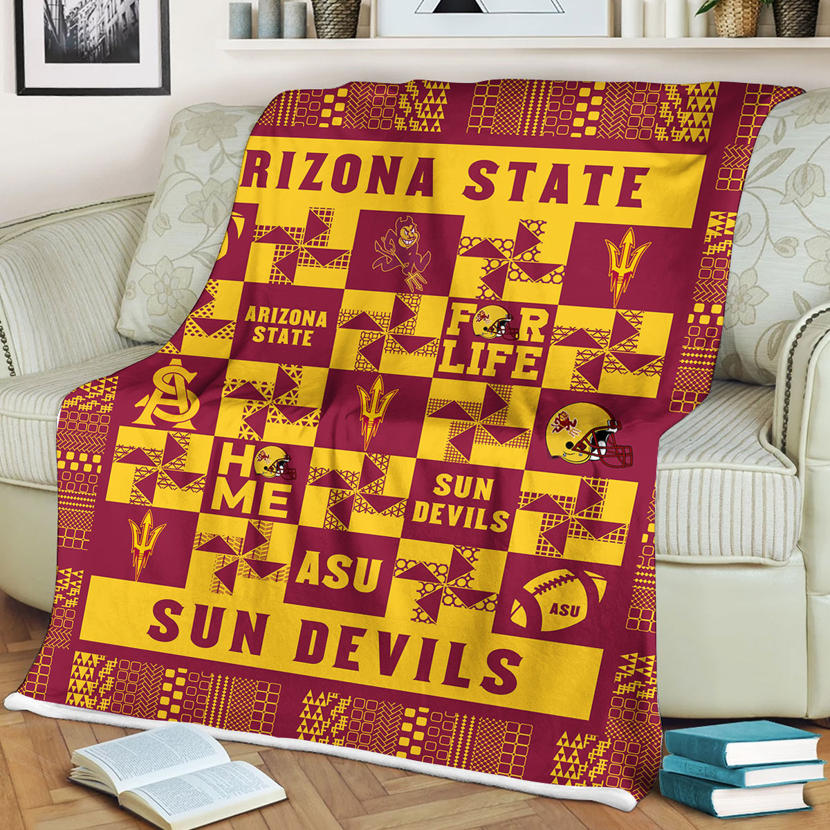 NCAA Arizona State Sun Devils Sherpa Fleece Blanket
