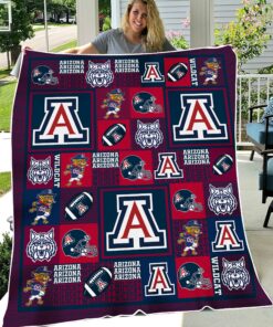 NCAA Arizona Wildcats Blanket Gifts for University Football Fans