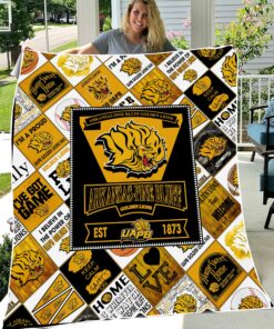 NCAA Arkansas Pine Bluff Golden Lions Sherpa Fleece Blanket