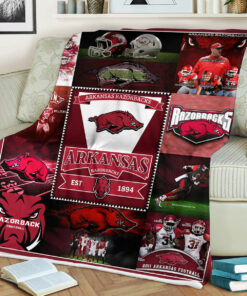 NCAA Arkansas Razorbacks Blanket College Student Gift