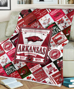 NCAA Arkansas Razorbacks Sherpa Fleece Blanket Gifts for Fans