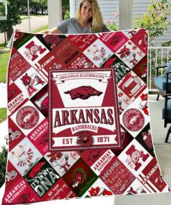 NCAA Arkansas Razorbacks Sherpa Fleece Blanket Gifts for Fans