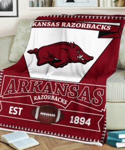 NCAA Arkansas Razorbacks University Sherpa Fleece Blanket