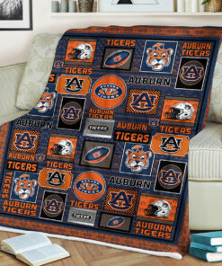 NCAA Auburn Tigers Sherpa Fleece Blanket Gifts for Fans
