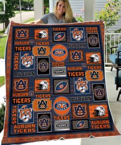 NCAA Auburn Tigers Sherpa Fleece Blanket Gifts for Fans
