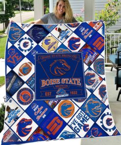 NCAA Boise State Broncos Sherpa Fleece Blanket College Student Gift