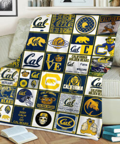 NCAA California Golden Bears Sherpa Fleece Blanket Gifts For Fans