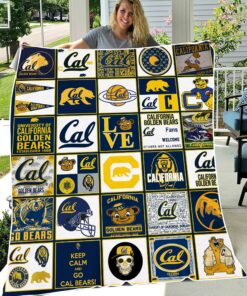 NCAA California Golden Bears Sherpa Fleece Blanket Gifts For Fans
