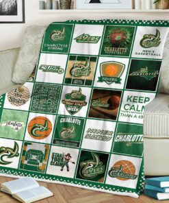 NCAA Charlotte 49ers Sherpa Fleece Blanket