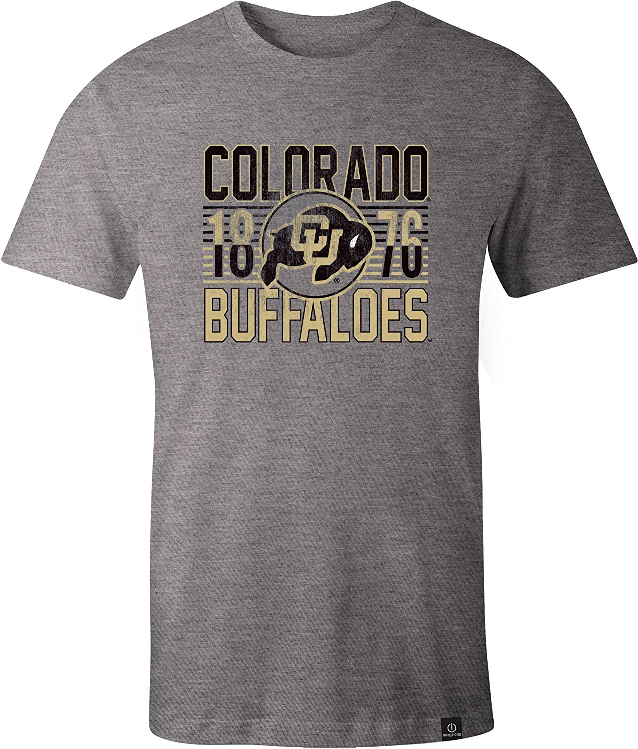 NCAA Colorado Buffaloes Adult NCAA Retro Stacked Image One Everyday Short Sleeve T-Shirt, Hoodie, Sweatshirt