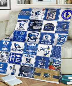 NCAA Creighton Bluejays Sherpa Fleece Blanket