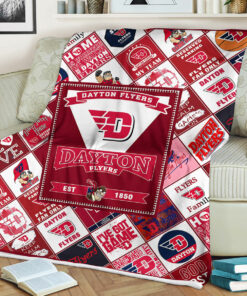 NCAA Dayton Flyers Sherpa Fleece Blanket