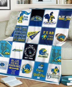 NCAA Delaware Blue Hens Sherpa Fleece Blanket