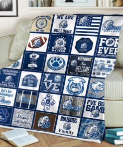 NCAA Drake Bulldogs Sherpa Fleece Blanket