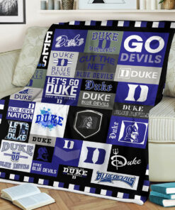 NCAA Duke Blue Devils Sherpa Fleece Blanket Gifts For Fans