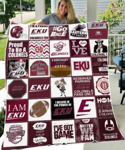 NCAA Eastern Kentucky Colonels Sherpa Fleece Blanket