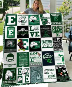 NCAA Eastern Michigan Eagles Sherpa Fleece Blanket