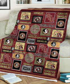 NCAA Florida State Seminoles Sherpa Fleece Blanket Gifts For Fans