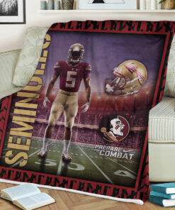 NCAA Florida State Seminoles Sherpa Fleece Blanket University Football Fan Gifts
