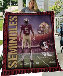 NCAA Florida State Seminoles Sherpa Fleece Blanket University Football Fan Gifts