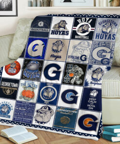 NCAA Georgetown Hoyas Sherpa Fleece Blanket College Student Gift