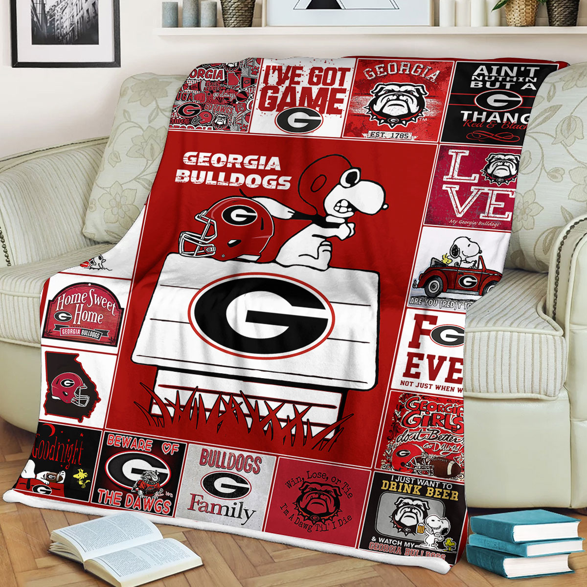 NCAA Georgia Bulldogs Blanket Gifts for Fans