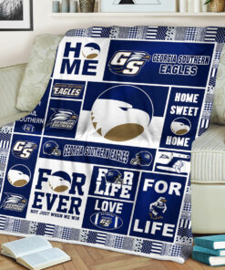 NCAA Georgia Southern Eagles Sherpa Fleece Blanket College Student Gift