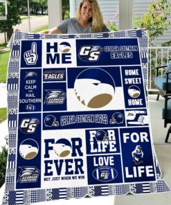 NCAA Georgia Southern Eagles Sherpa Fleece Blanket College Student Gift