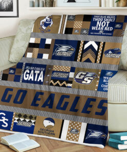 NCAA Georgia Southern Eagles Sherpa Fleece Blanket Gifts For Fans