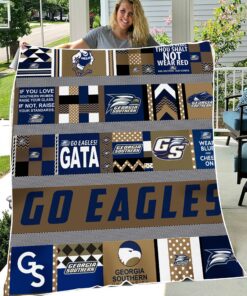 NCAA Georgia Southern Eagles Sherpa Fleece Blanket Gifts For Fans