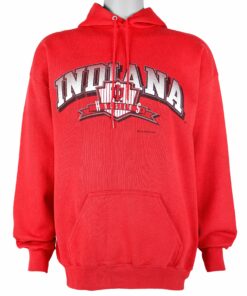 NCAA Indiana Hoosiers Hooded Sweatshirt 1993 Vintage Style Hoodie Sweatshirt Reprinted Full Size Gifts for Fans
